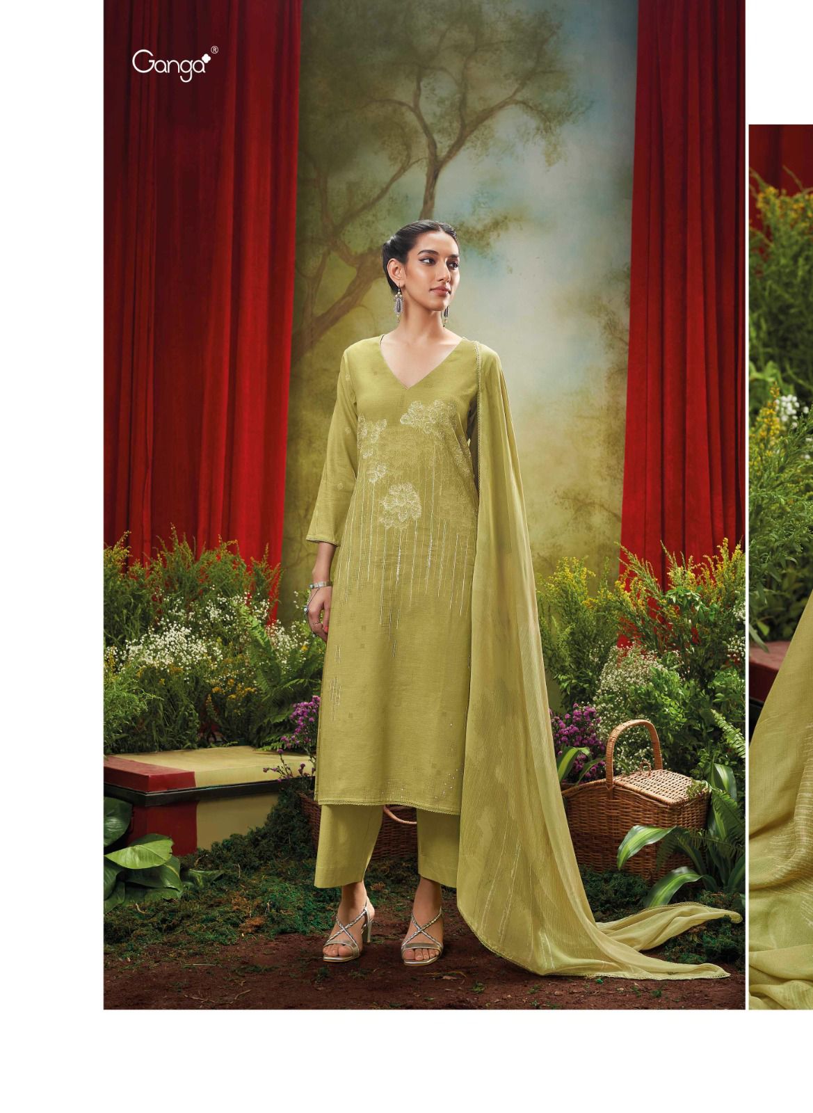 Veda By Ganga Printed Salwar Suit Wholesale Price In Surat
